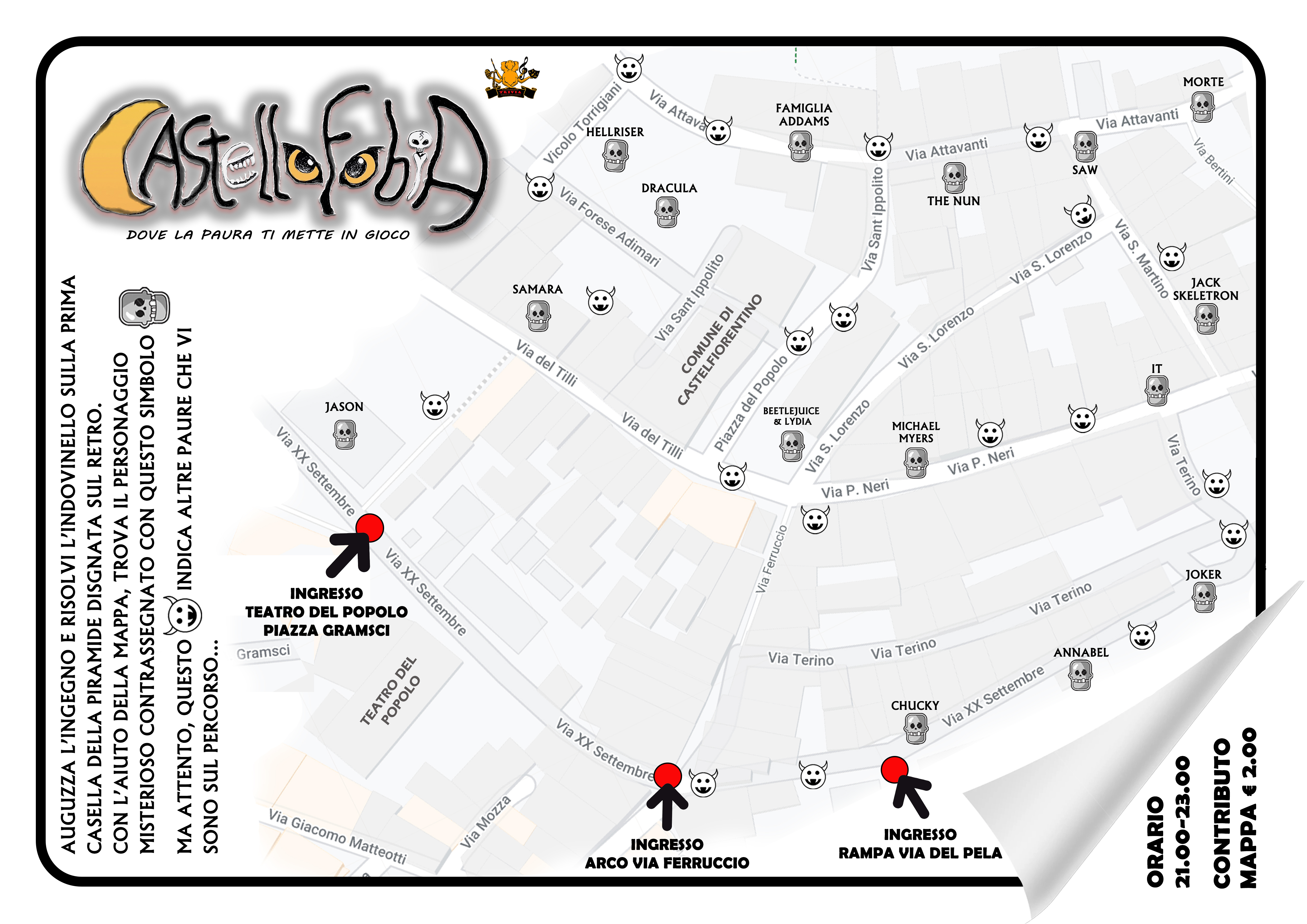 Mappa CastelloFobia