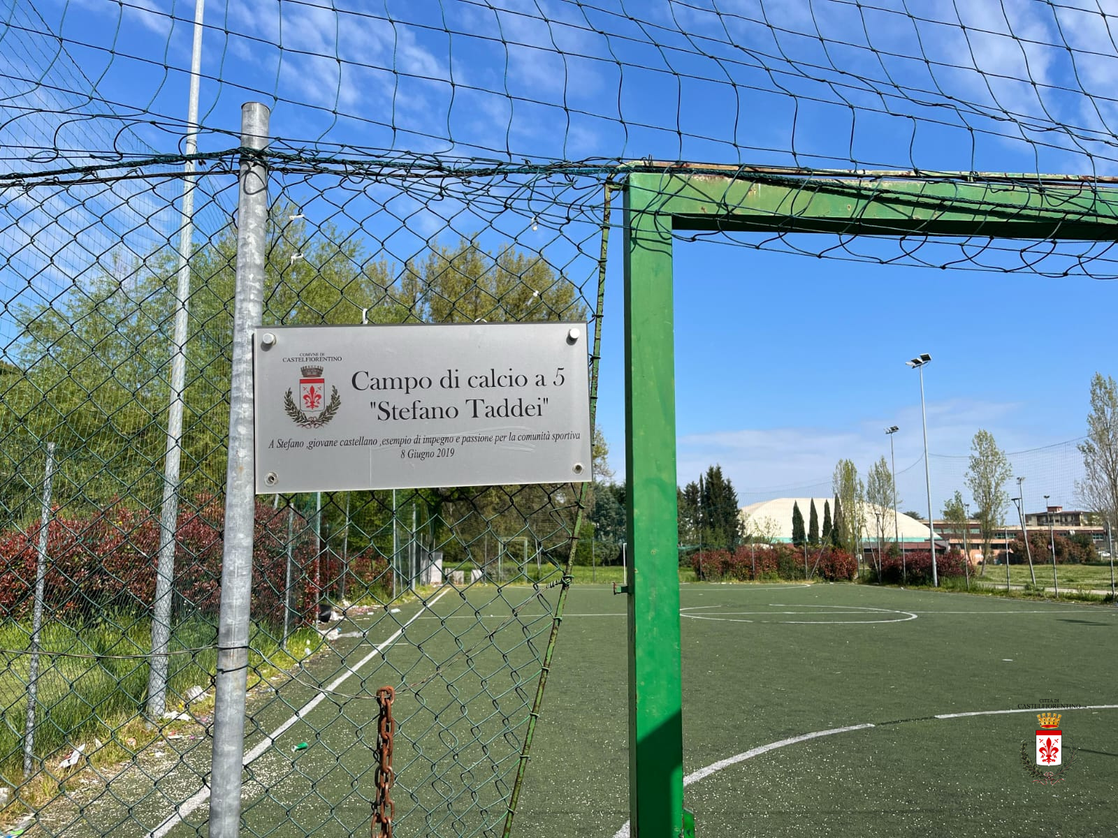 Immagine del campo di calcio a 5 di Castelfiorentino