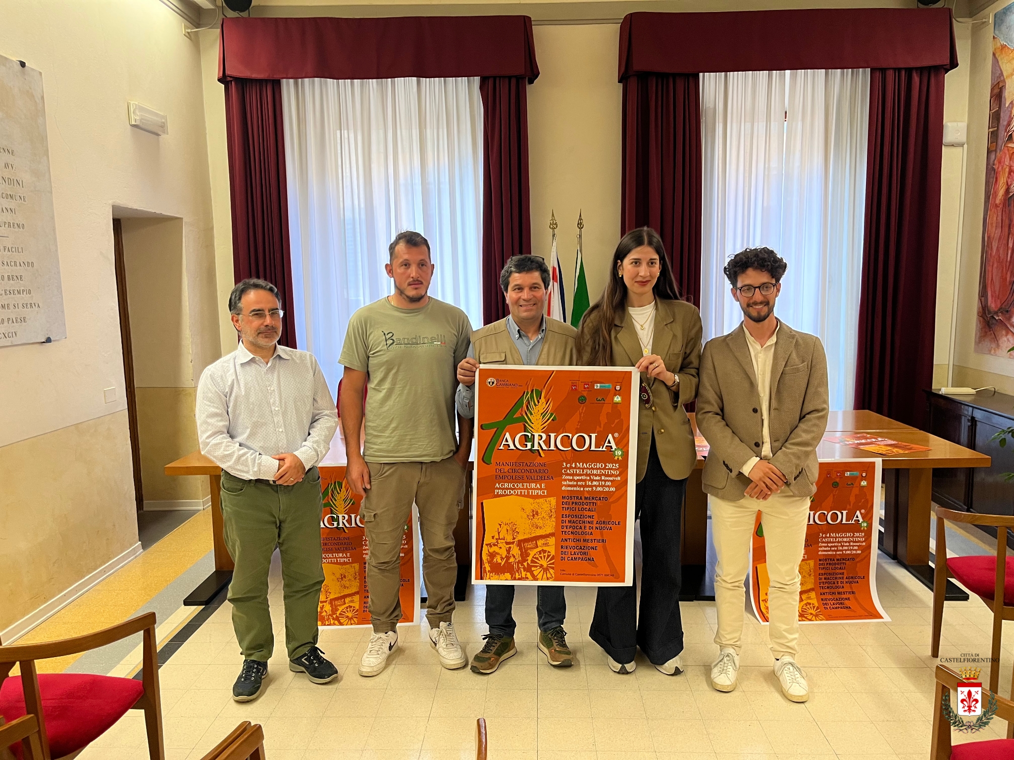 Un'immagine della conferenza stampa