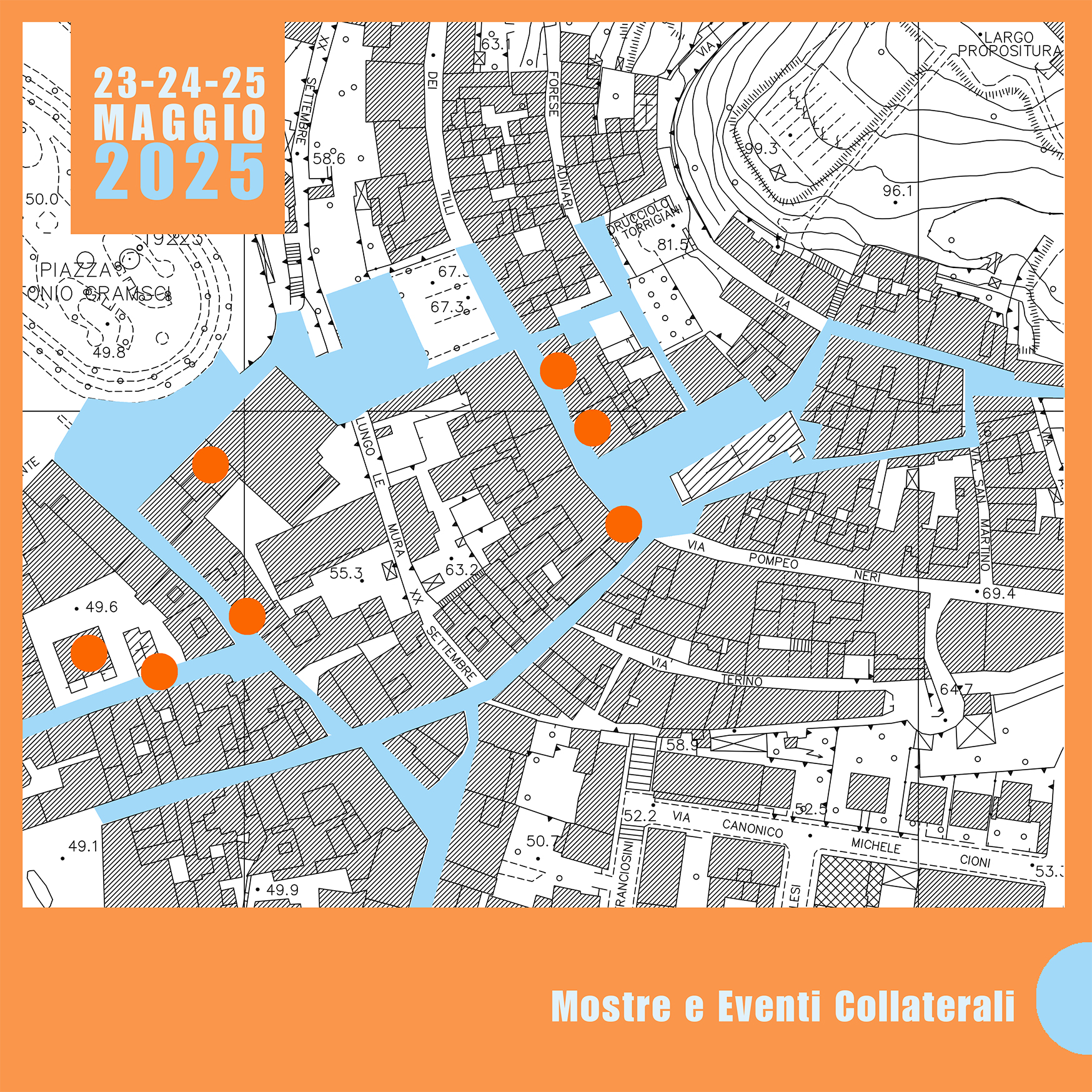 Mappa mostre e eventi collaterali
