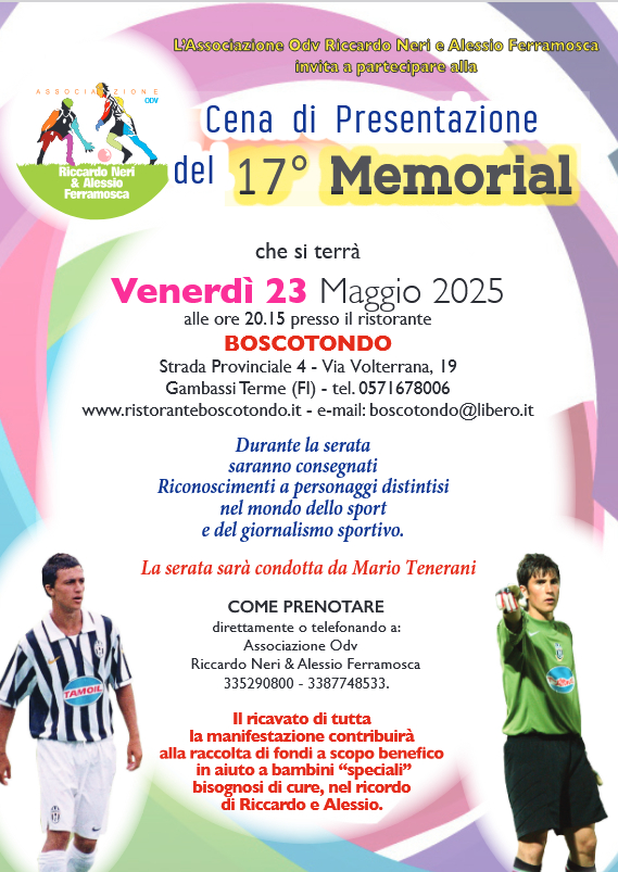 La locandina dell'iniziativa