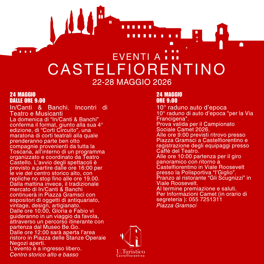 Newsletter eventi a Castelfiorentino 22 - 28 maggio 2026 - pag. 2