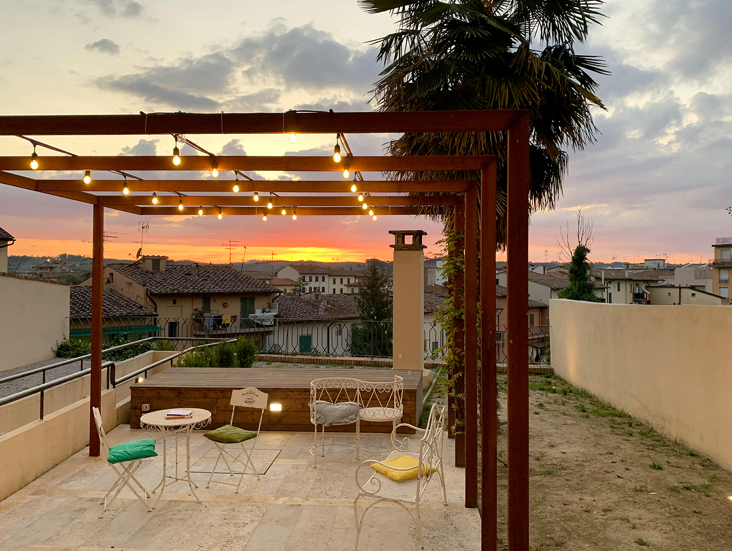 Il giardino della Biblioteca Vallesiana