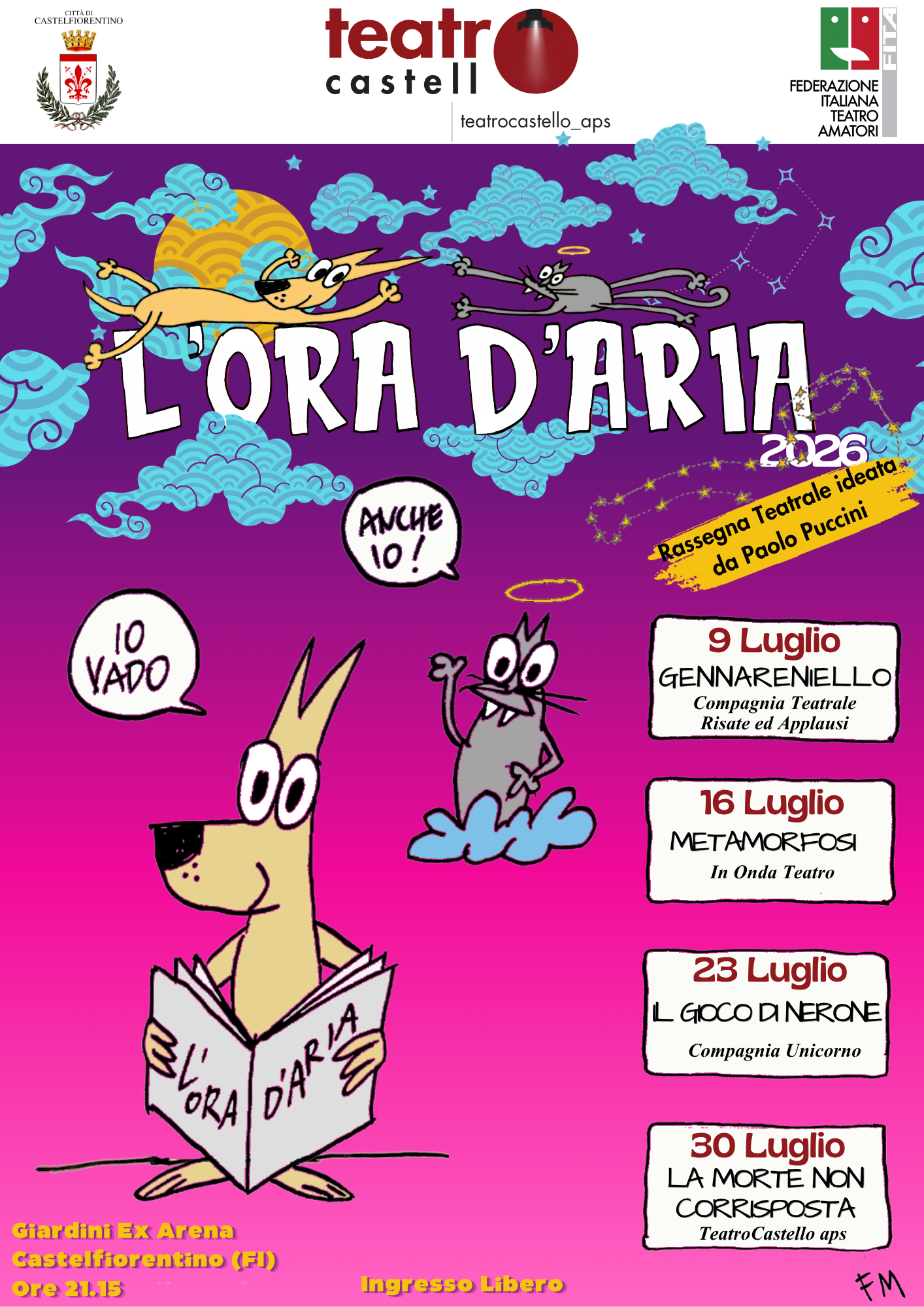 Il programma completo della rassegna