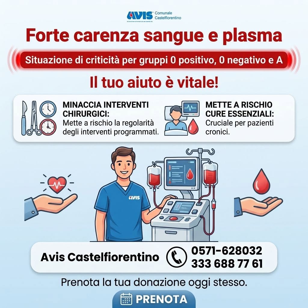 Appello per la donazione di sangue