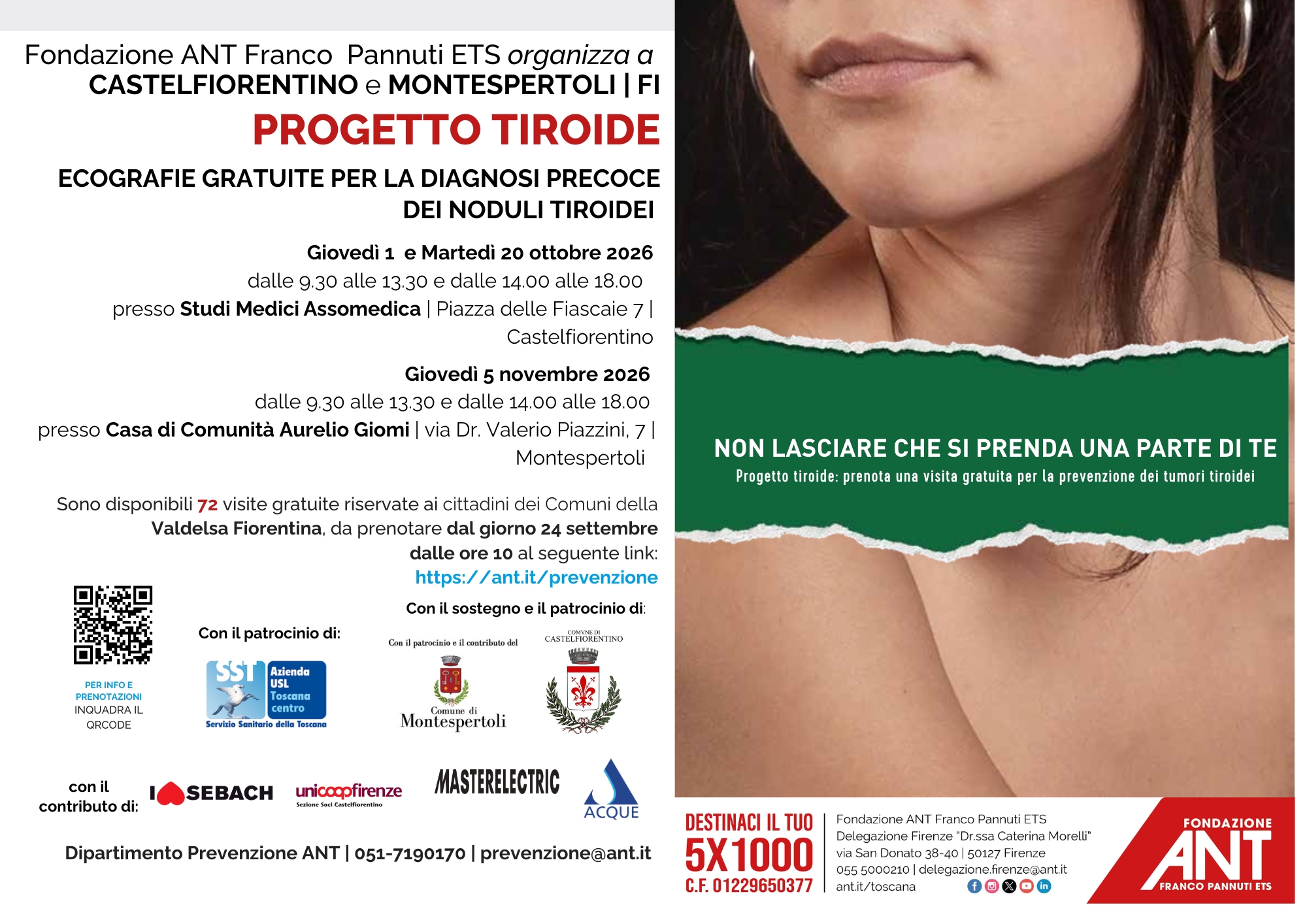 Volantino informativo prevenzione tiroide