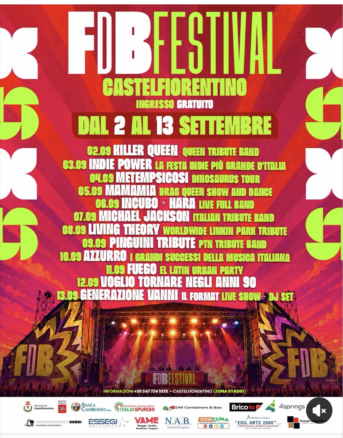 Il programma della manifestazione