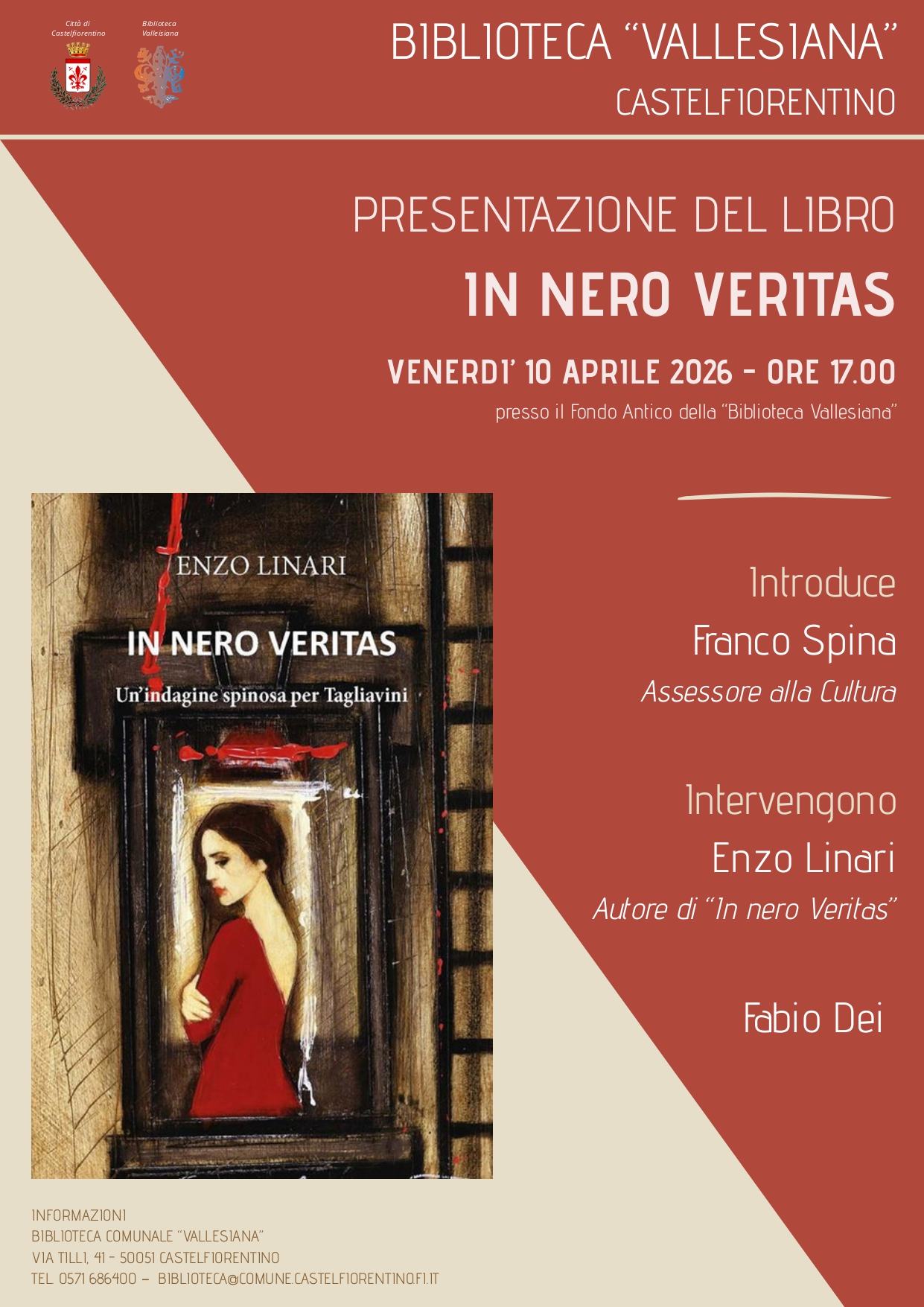 La locandina dell'iniziativa