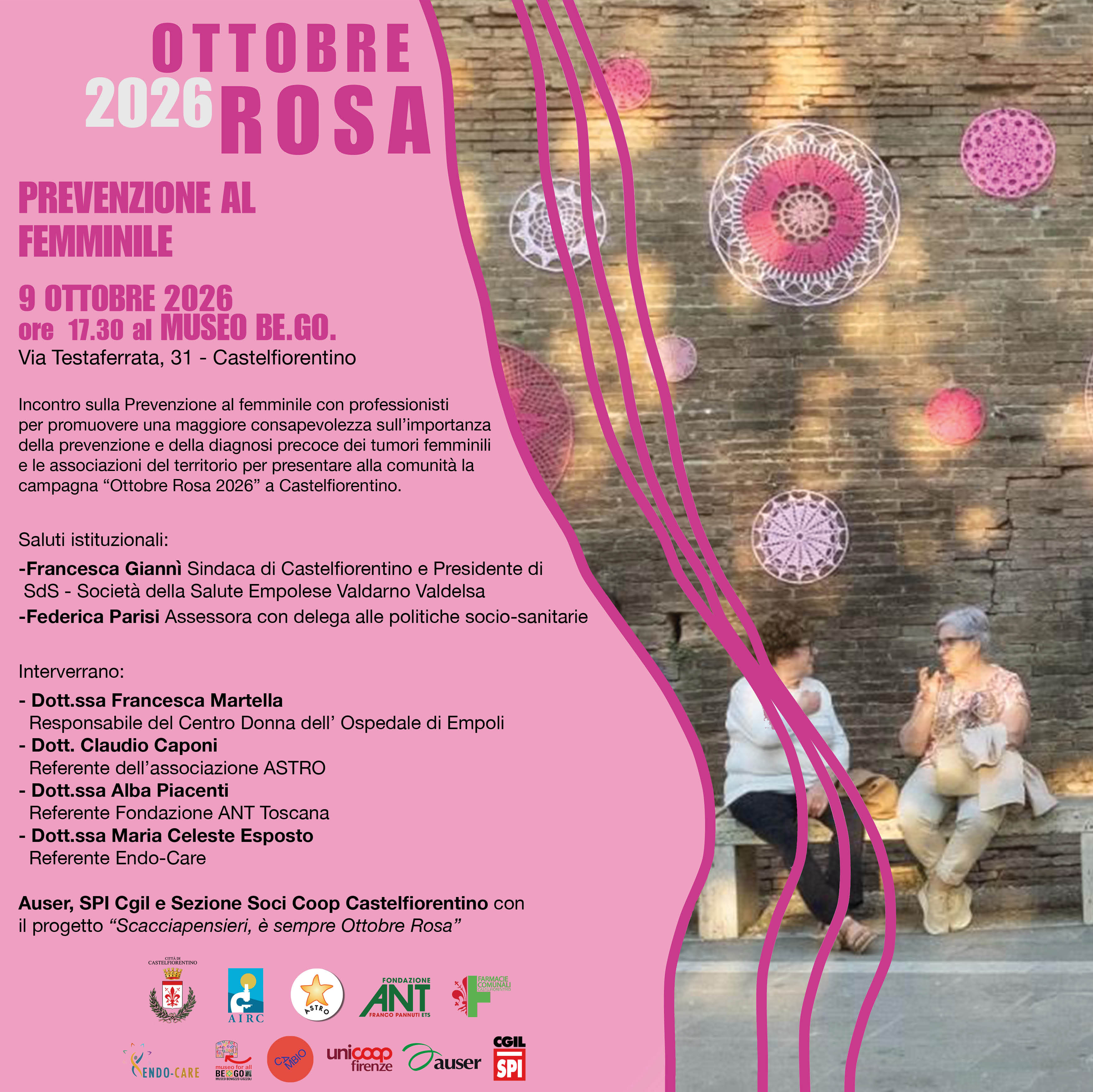La locandina dell'iniziativa