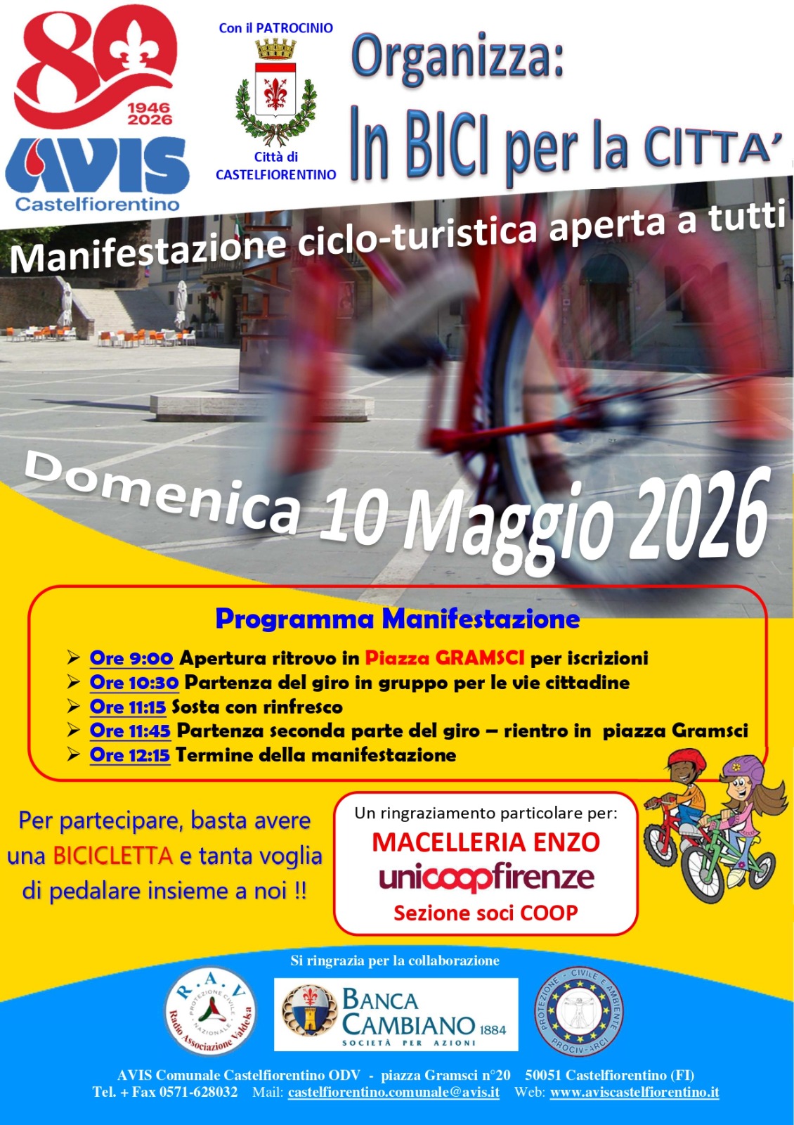 La locandina dell'iniziativa