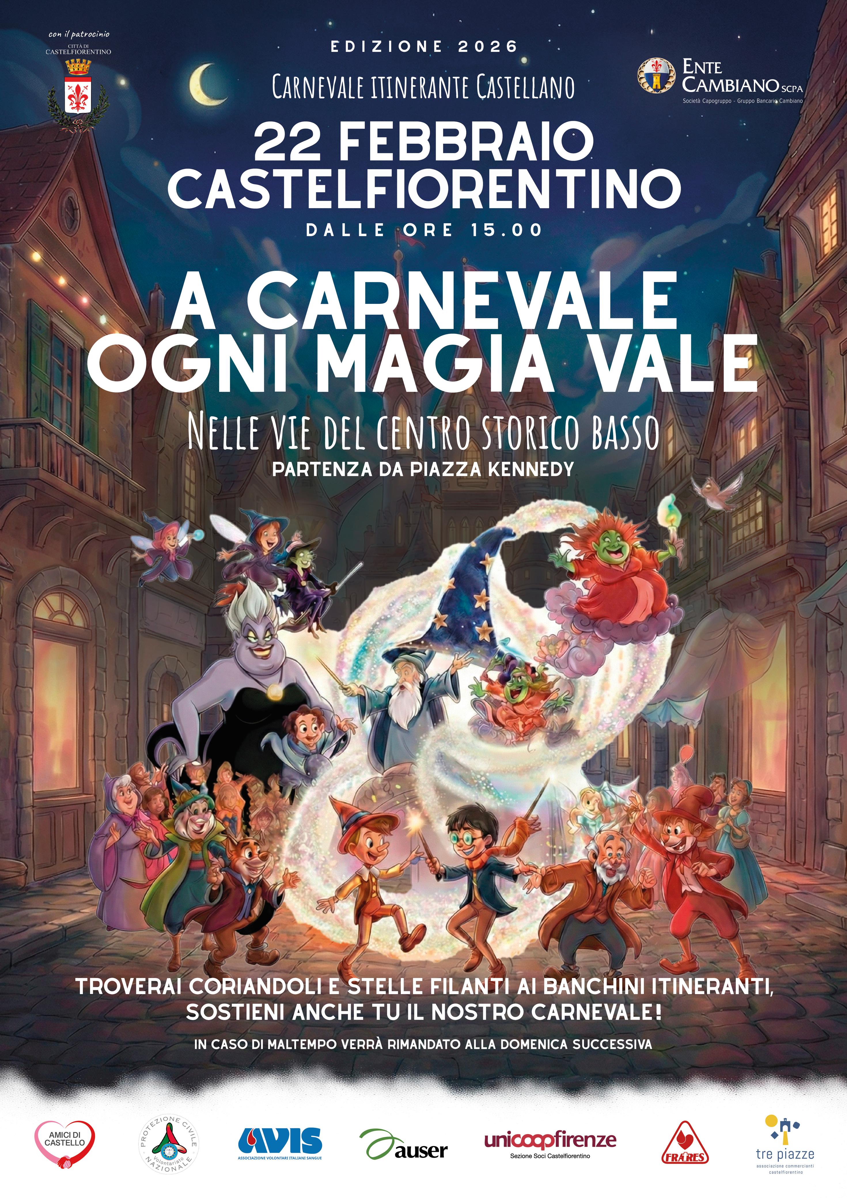 La locandina dell'iniziativa