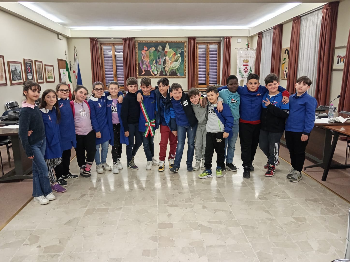 I componenti del Consiglio dei ragazzi e delle ragazze