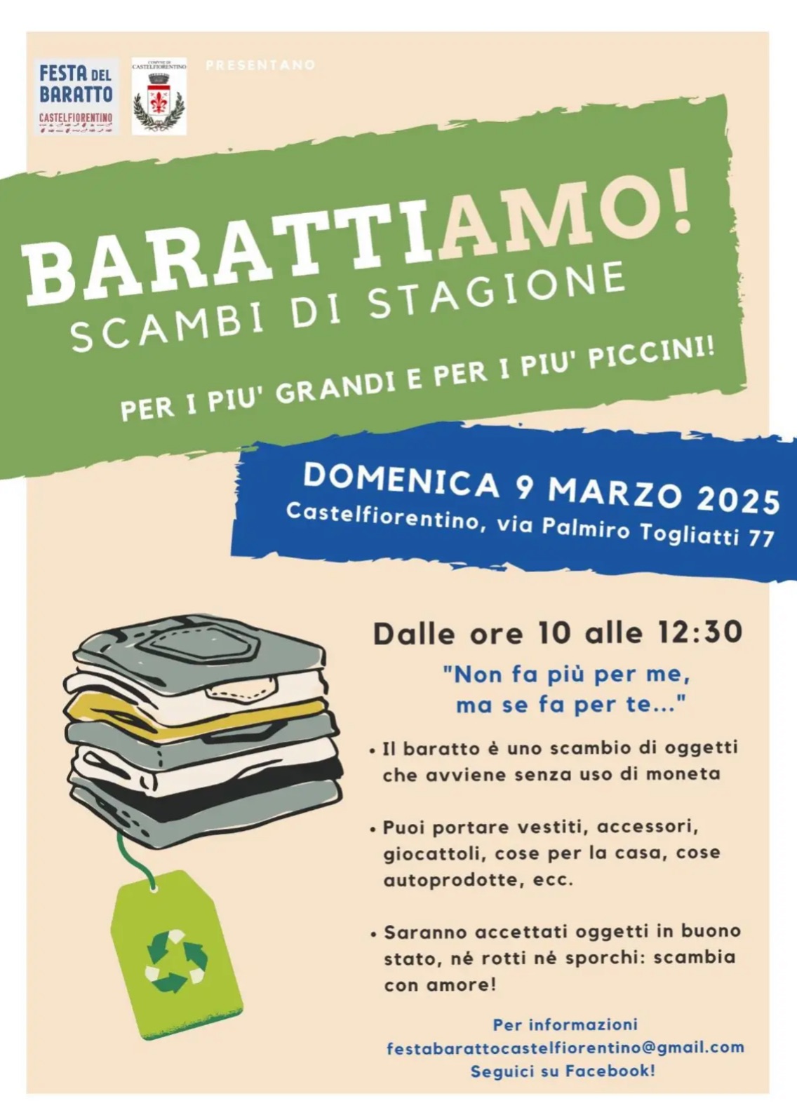 La locandina dell'iniziativa