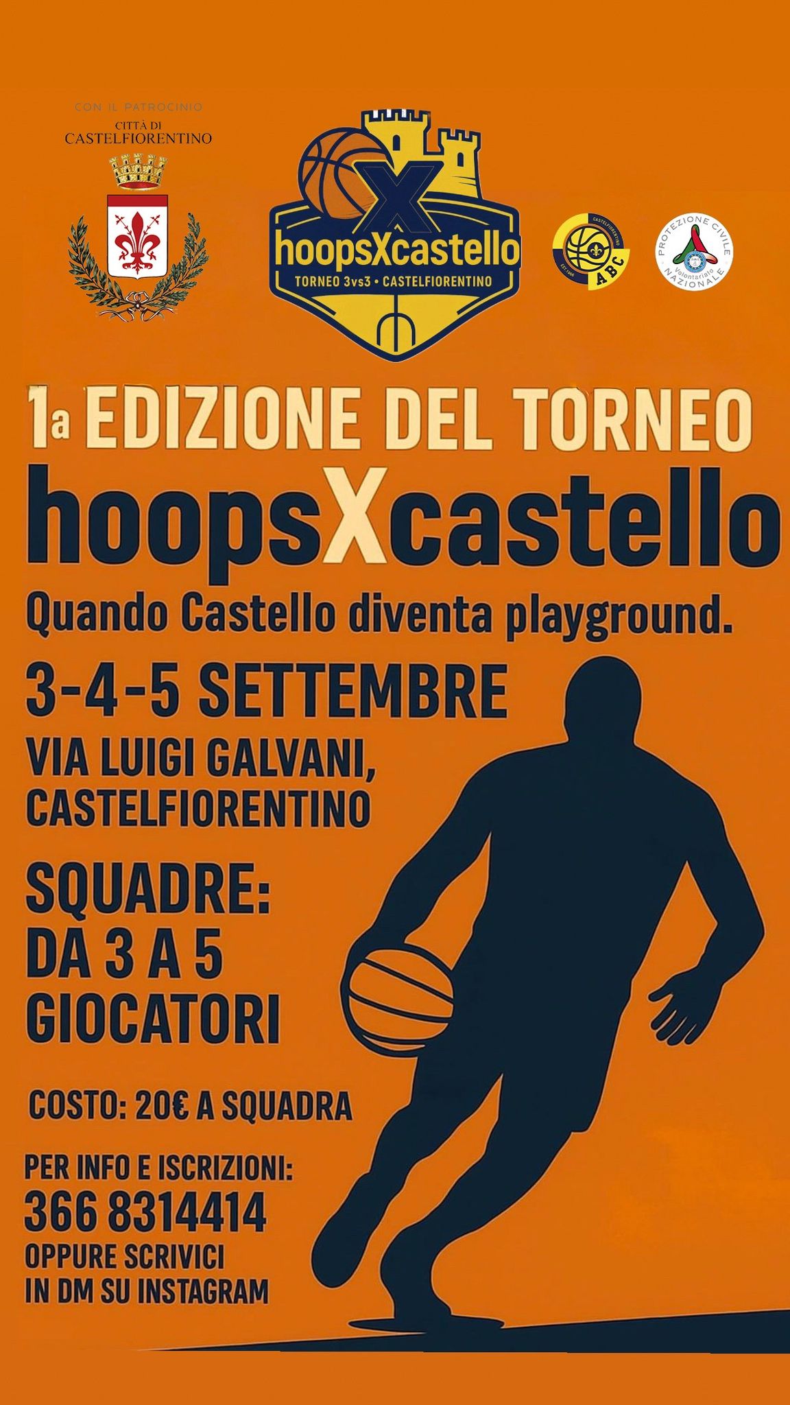 La locandina dell'iniziativa