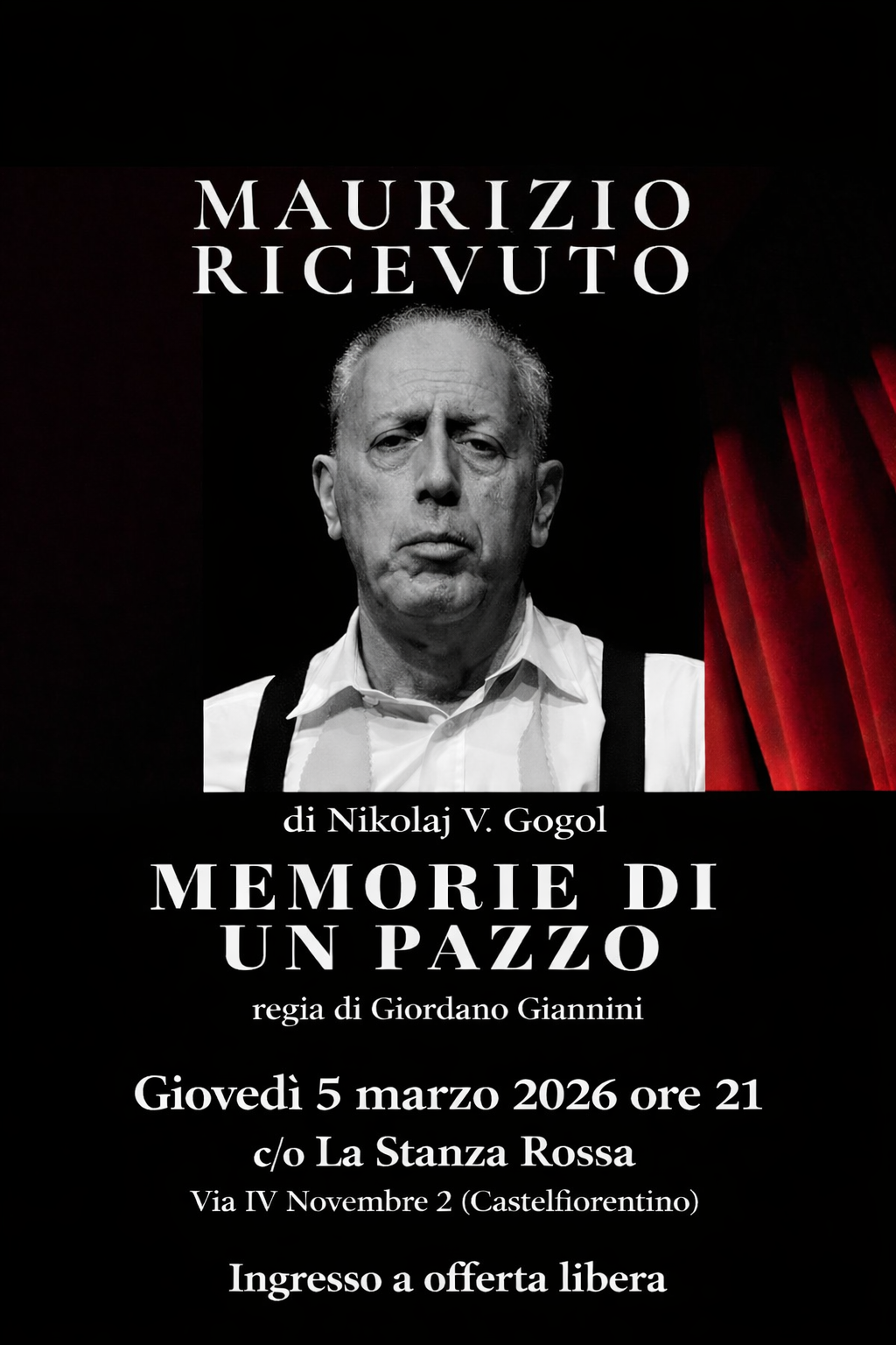 La locandina dell'iniziativa