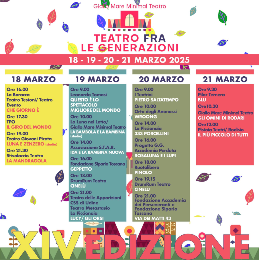 Programma Teatro fra le generazioni 2025