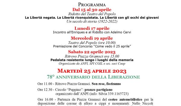 Programma generale delle iniziative Programma generale delle iniziative