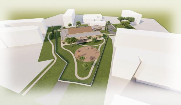 Render progetto nuovo nido Panda