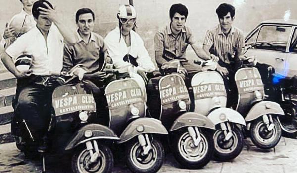 Immagine d'epoca del Vespa Club Castelfiorentino