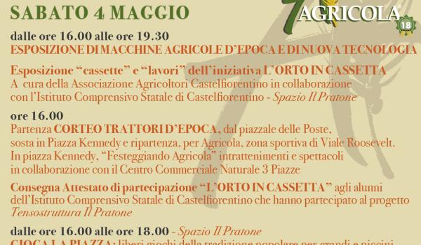 Programma di sabato 4 maggio