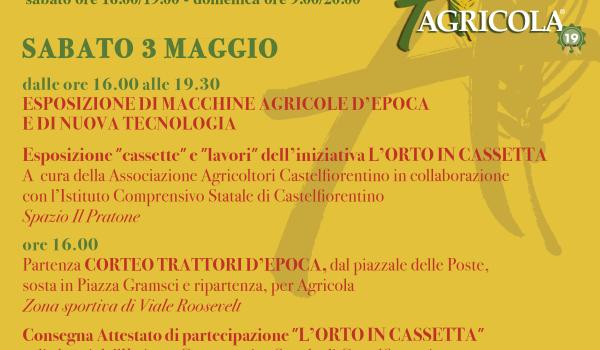 Programma sabato 3 maggio