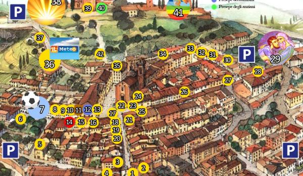 La mappa dei presepi