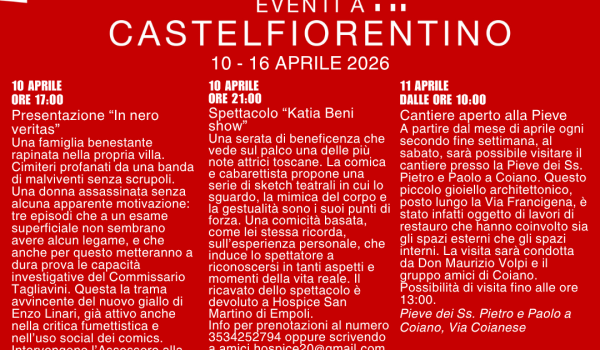 Newsletter Eventi a Castelfiorentino - pag. 1