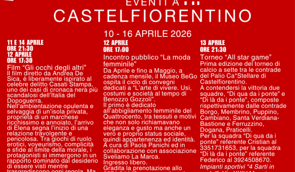 Newsletter Eventi a Castelfiorentino - pag. 4