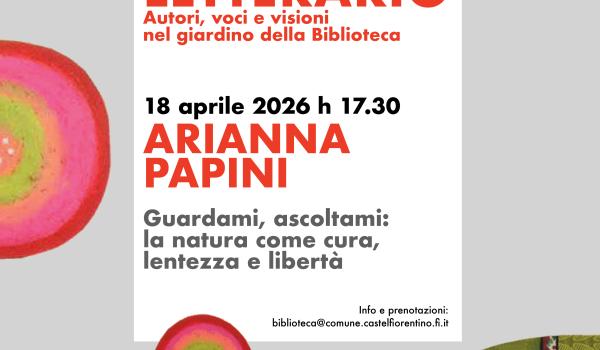 La locandina dell'iniziativa