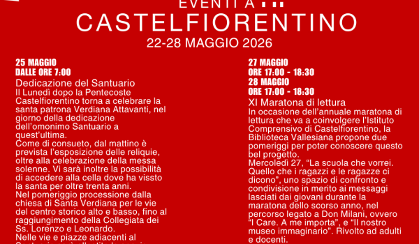 Newsletter eventi a Castelfiorentino 22 - 28 maggio 2026 - pag. 3