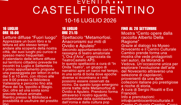 Newsletter Eventi a Castelfiorentino 10 luglio - 16 luglio 2026 - pag. 4