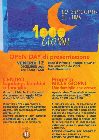 Locandina informativa dei servizi